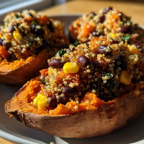 Protein-Packed Sweet Potato Boats