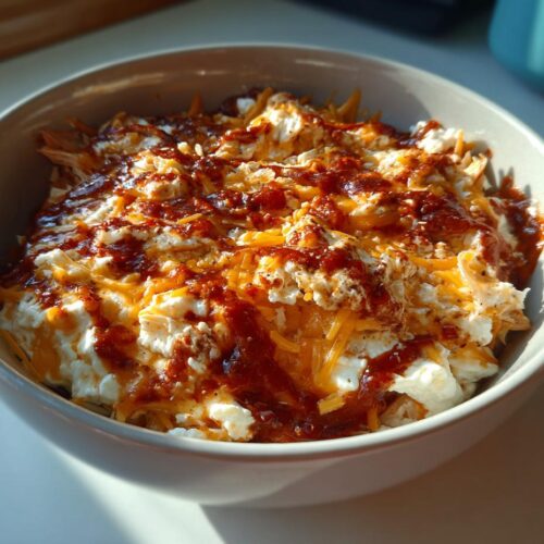Quick Chicken Cottage Cheese Enchilada Bowls