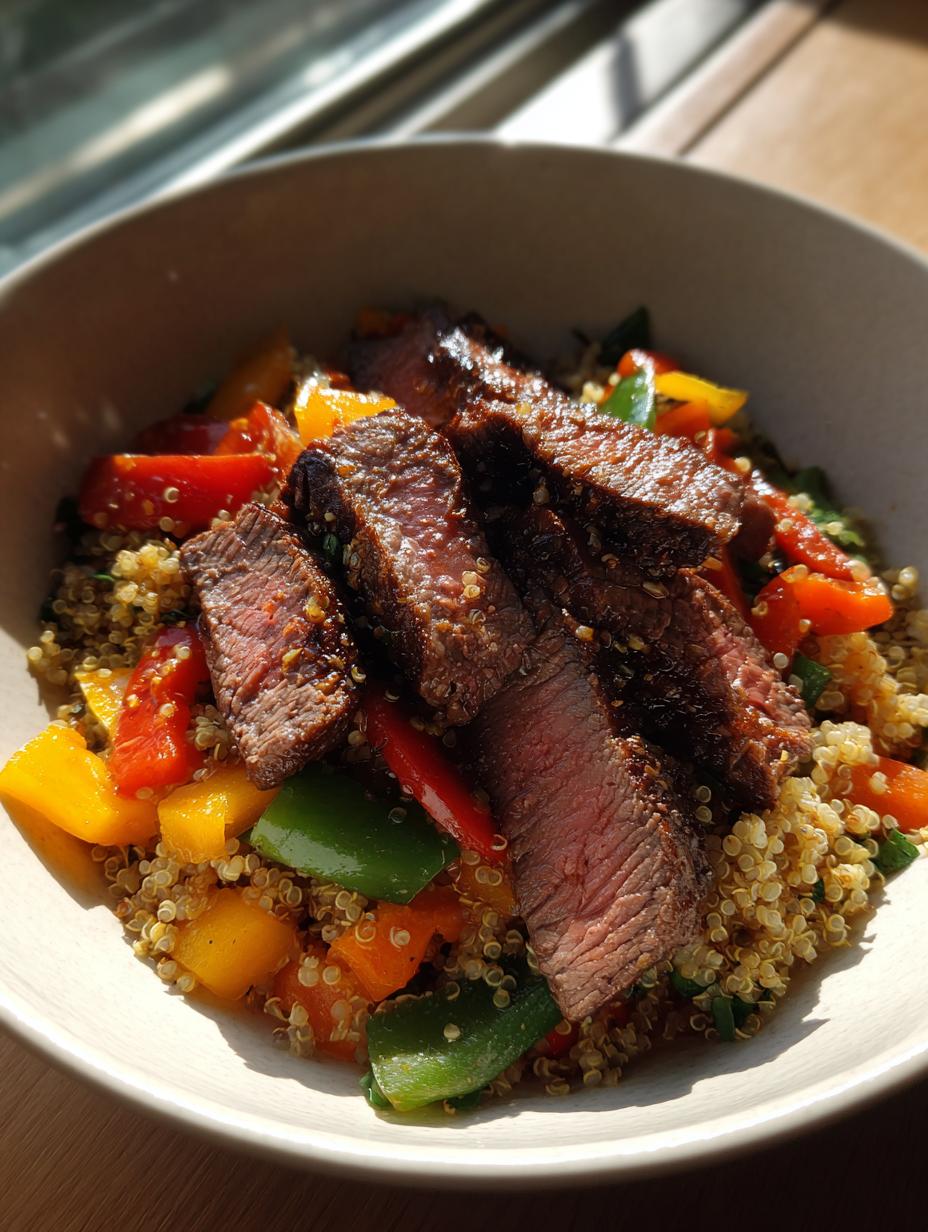 Quinoa Bowl with Marinated Steak - detail 1