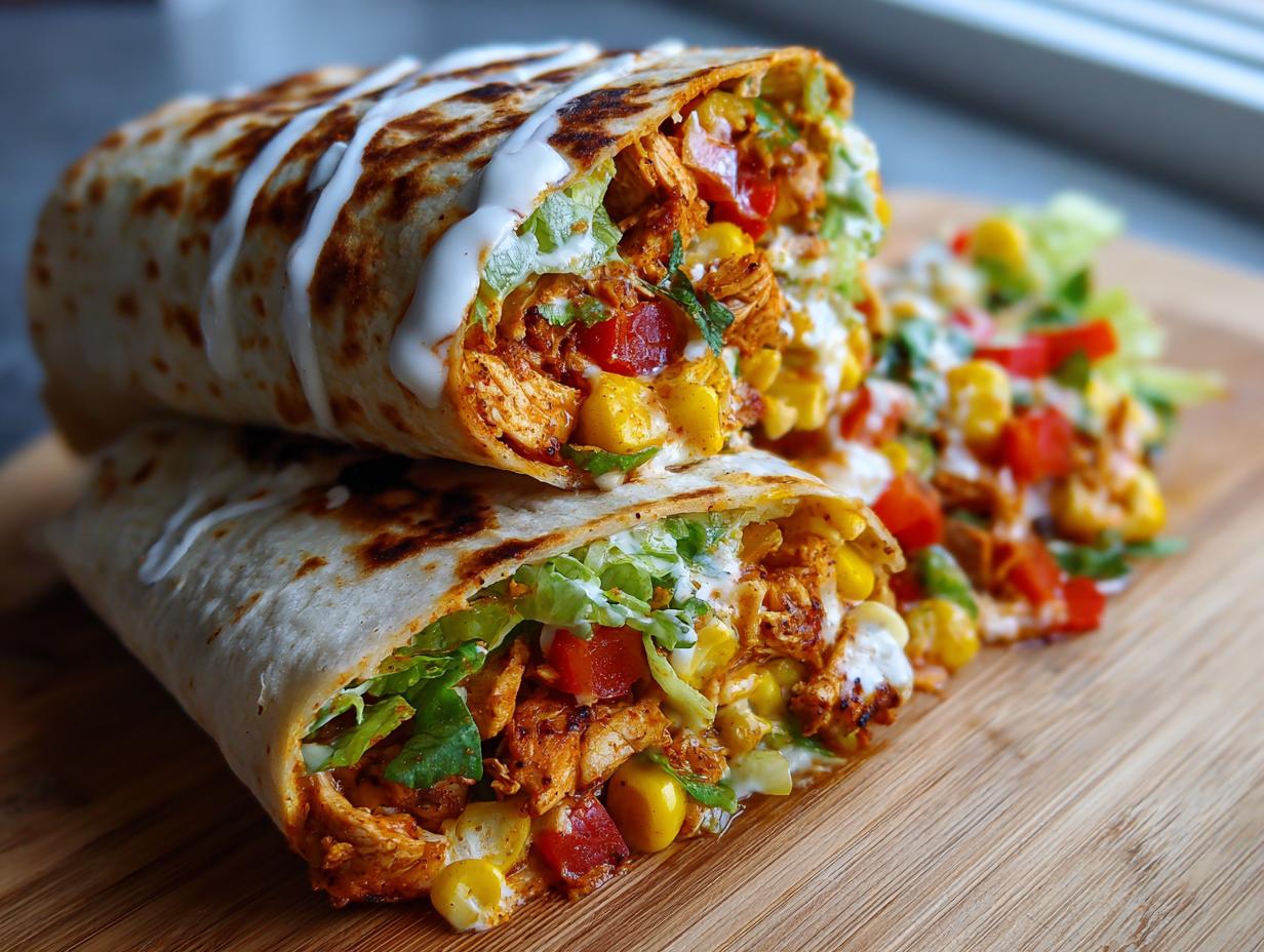 Southwest Chicken Wraps