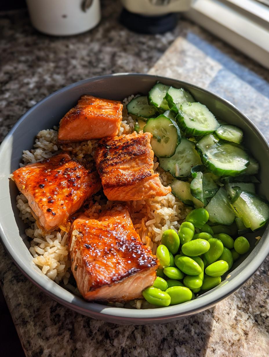 Spicy Salmon Bowl Recipe - detail 1
