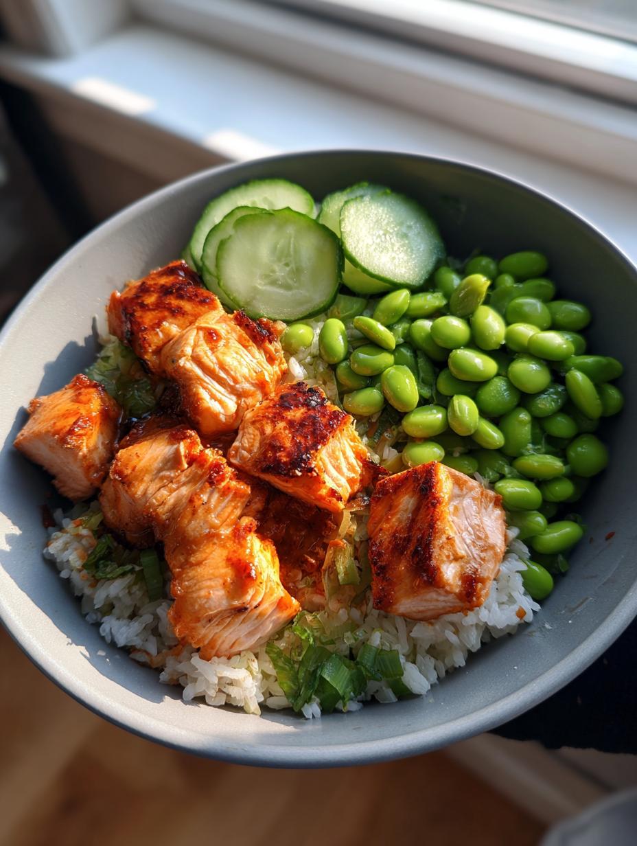 Spicy Salmon Bowl Recipe - detail 2