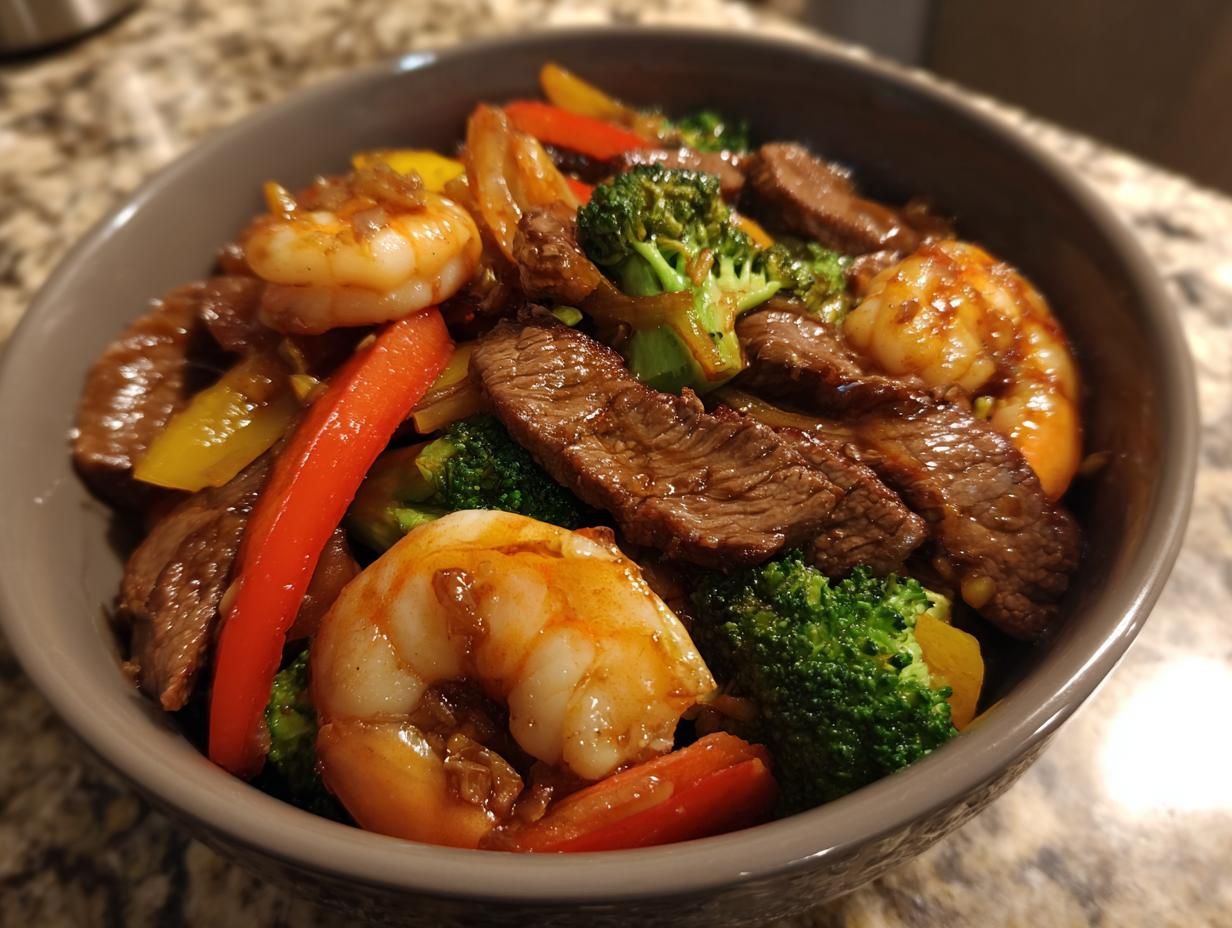 Steak and Shrimp Stir-Fry