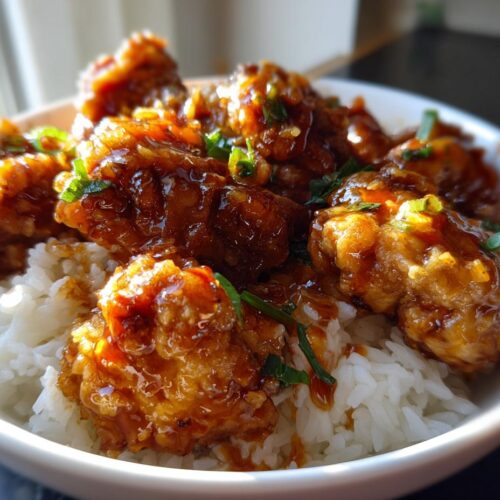 Sticky Chicken Rice Bowls Recipe