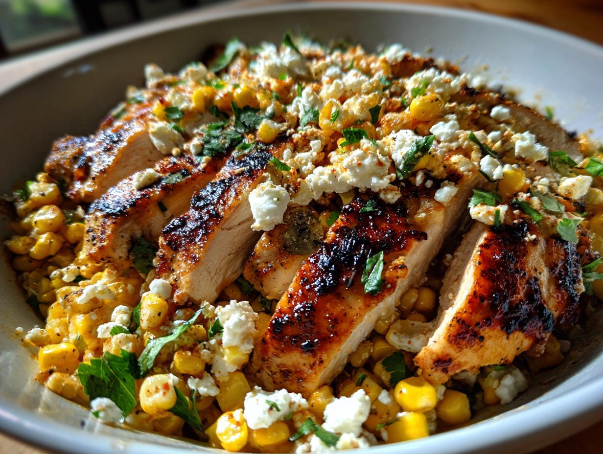 Street Corn Chicken Bowl Recipe
