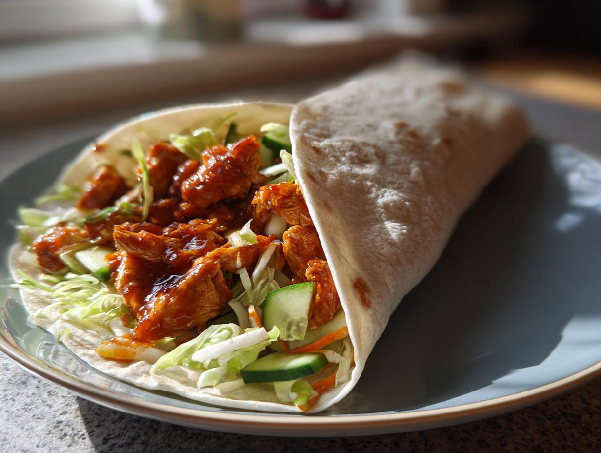 Sweet Chili Chicken Wraps Recipe - detail 1