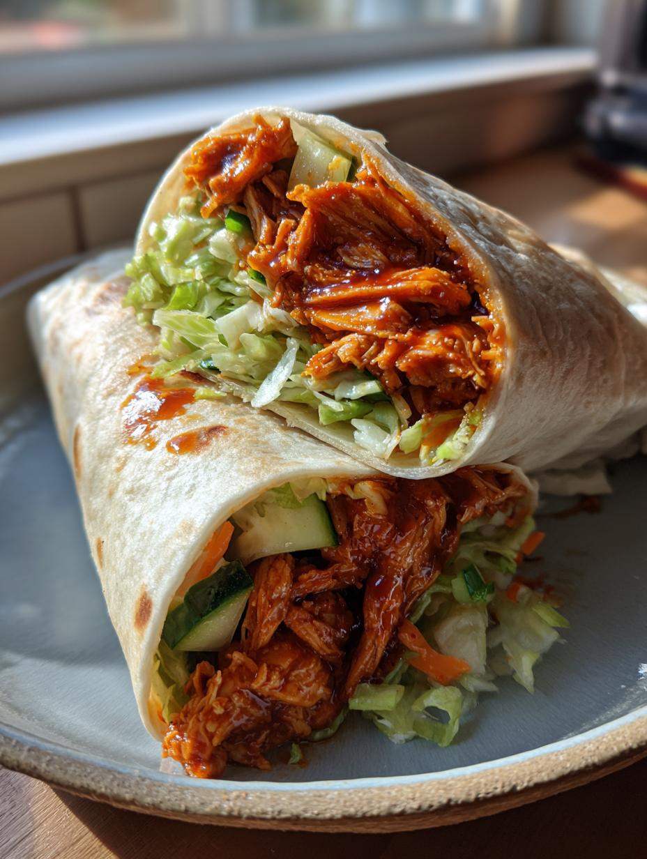 Sweet Chili Chicken Wraps Recipe