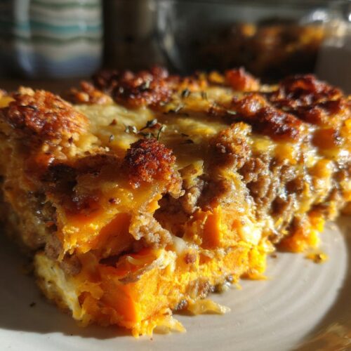 Turkey Sweet Potato Bake Recipe