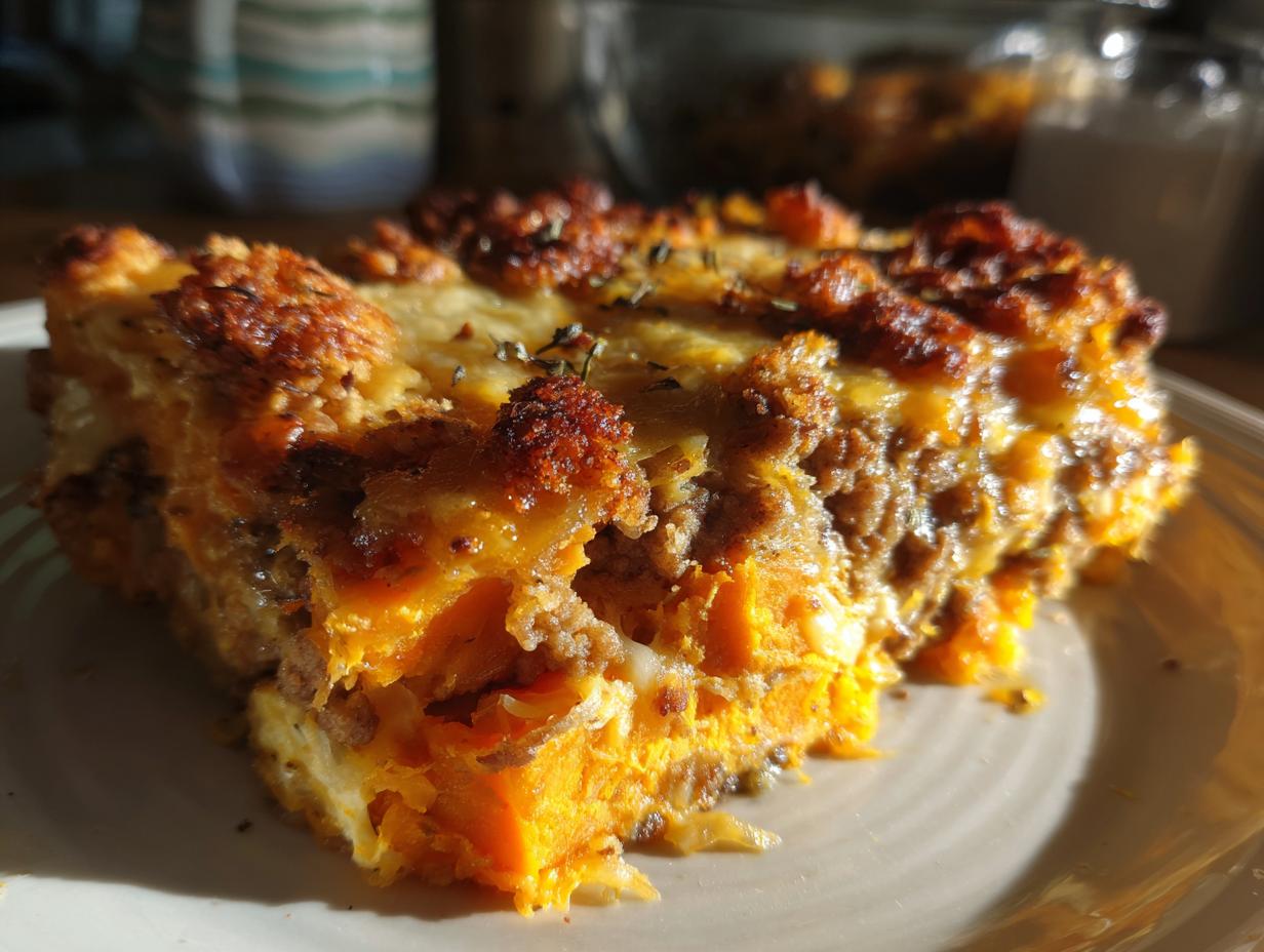 Turkey Sweet Potato Bake Recipe