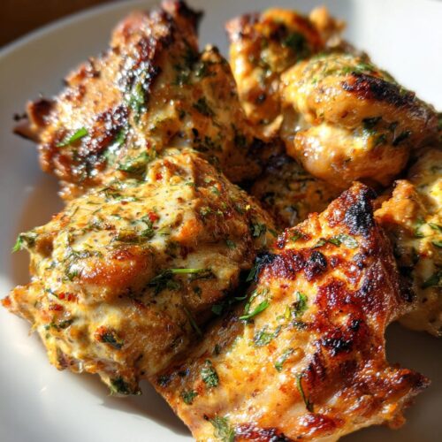 Yogurt Marinated Chicken Thighs