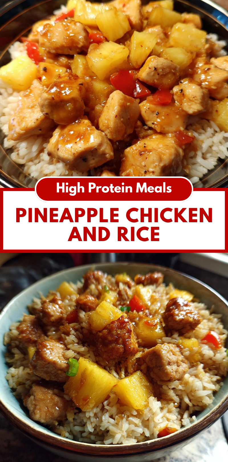 Pineapple Chicken and Ricea - detail 1
