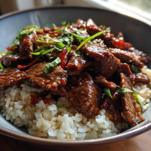 45g Protein Hot Honey Beef Bowl