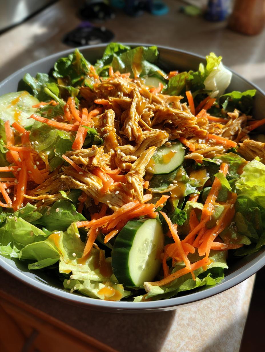 Asian Sesame Chicken Salad - detail 1