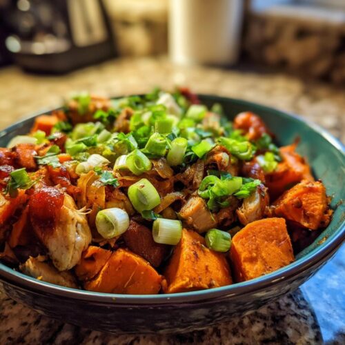 BBQ Chicken Sweet Potato Bowl