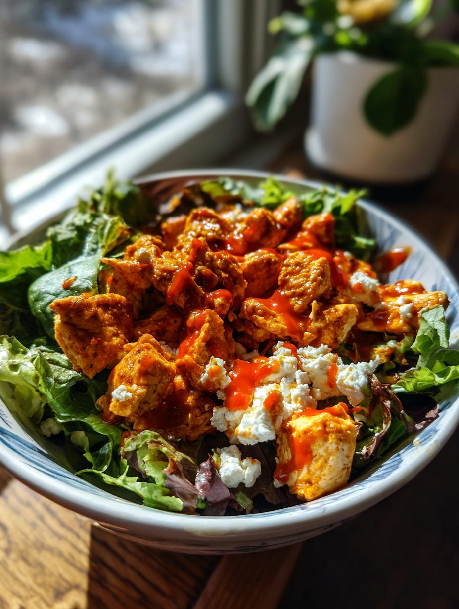 Buffalo Chicken Salad with Cottage Cheese - detail 1