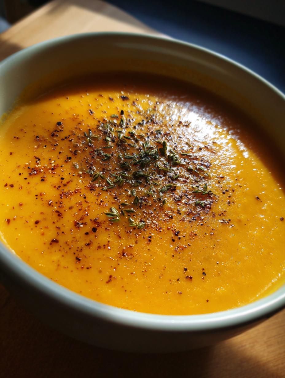 Butternut Squash Soup - detail 1