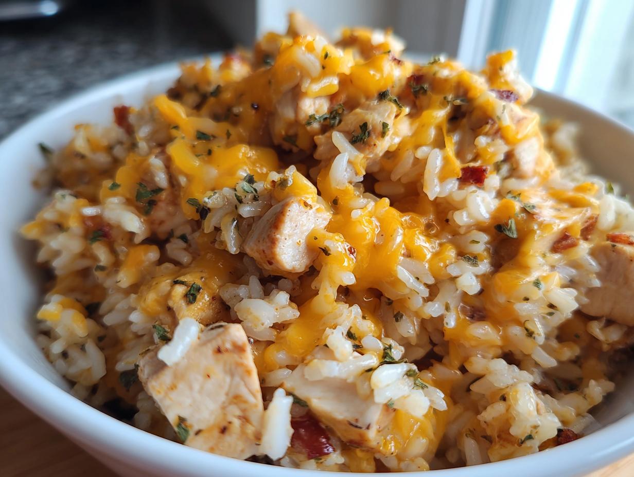 Cheesy Southwest Chicken and Rice