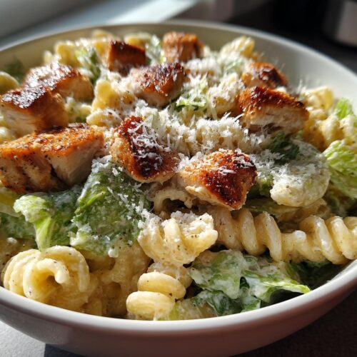 Chicken Caesar Pasta Salad
