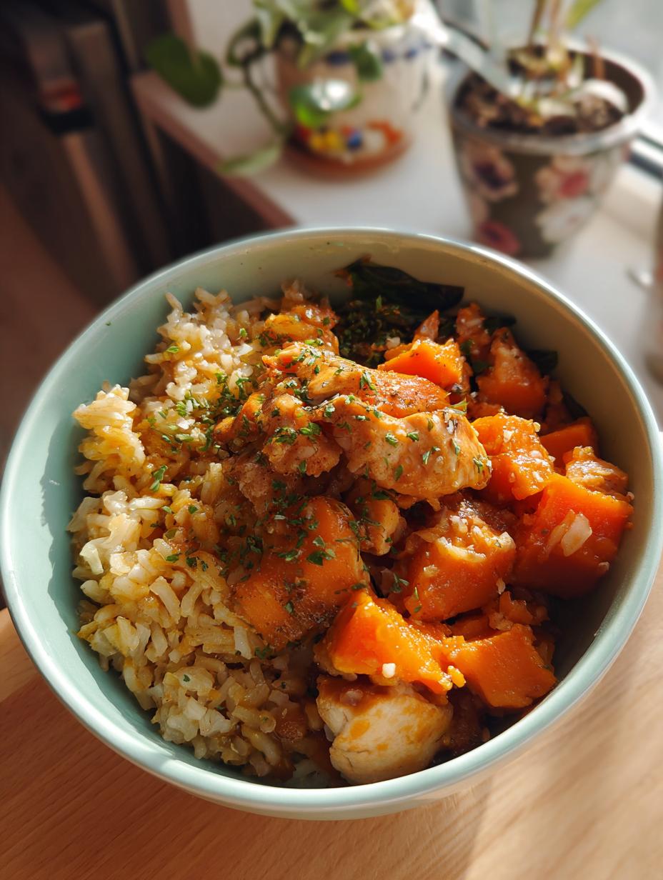 Chicken Sweet Potato Rice Bowl - detail 1