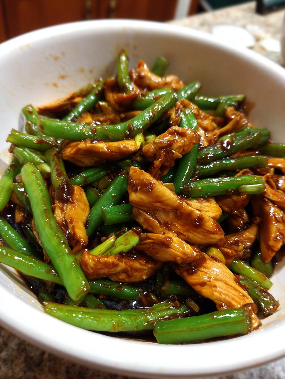 Chicken and Green Bean Stir Fry - detail 1