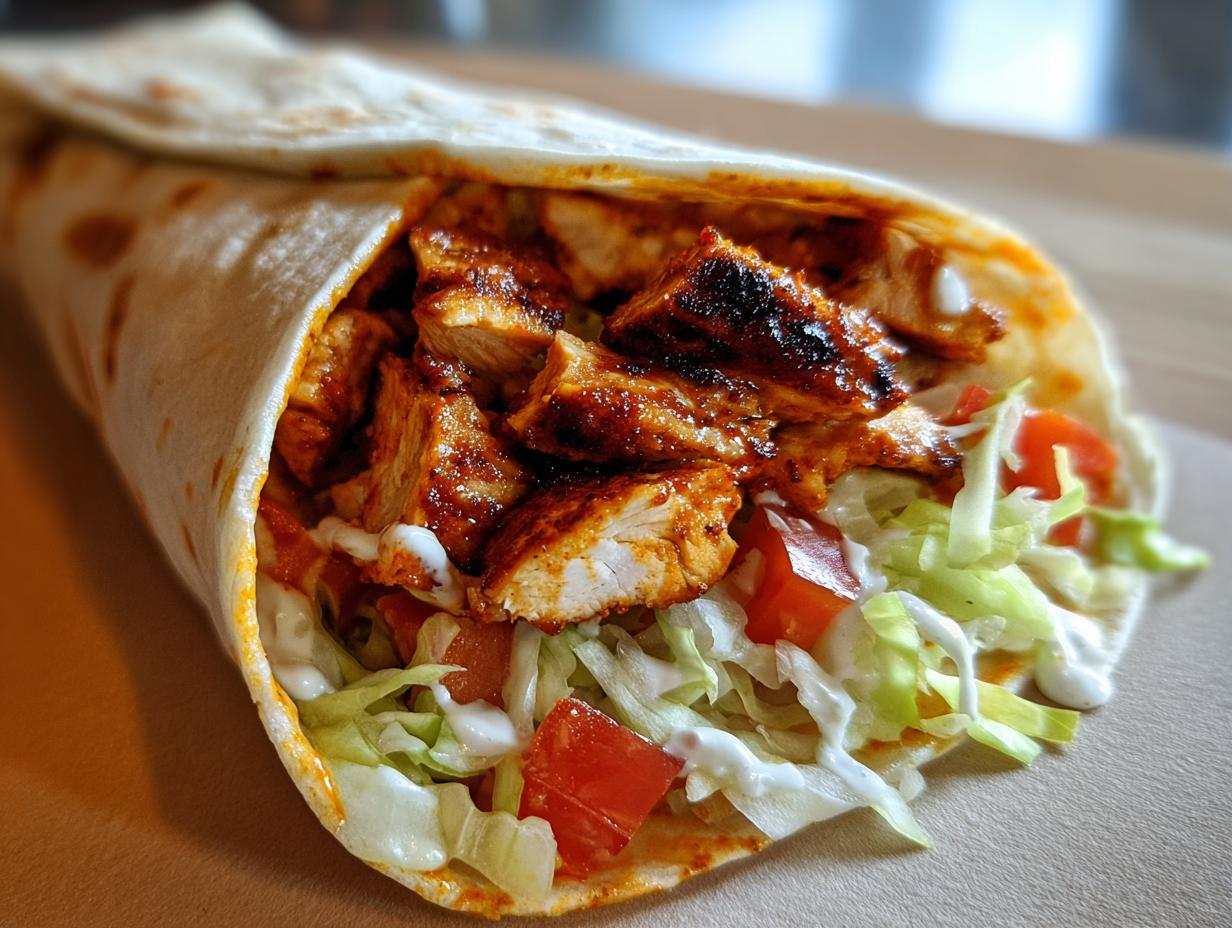 Chipotle Ranch Grilled Chicken Burrito