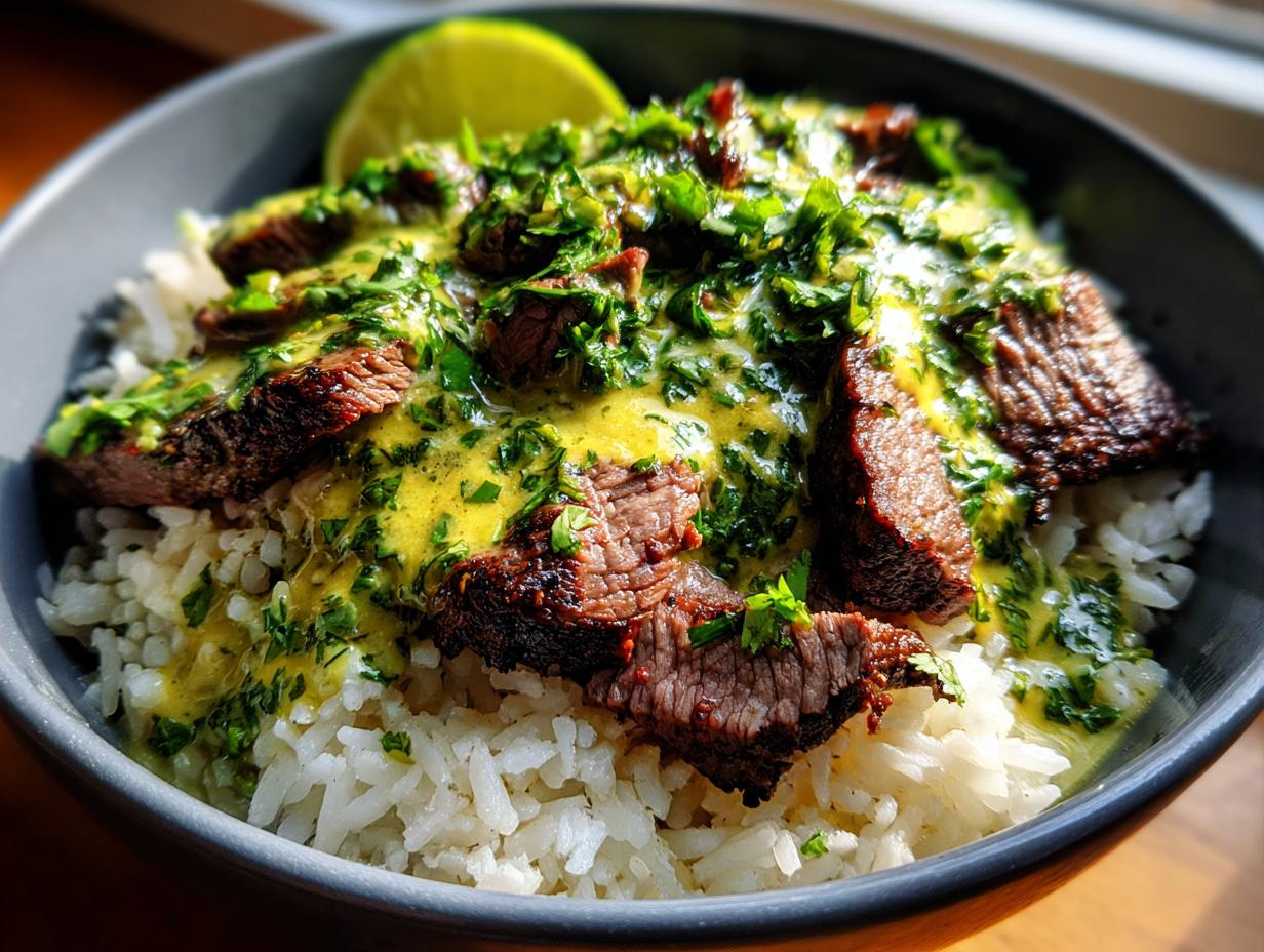 Cilantro Lime Steak Bowls