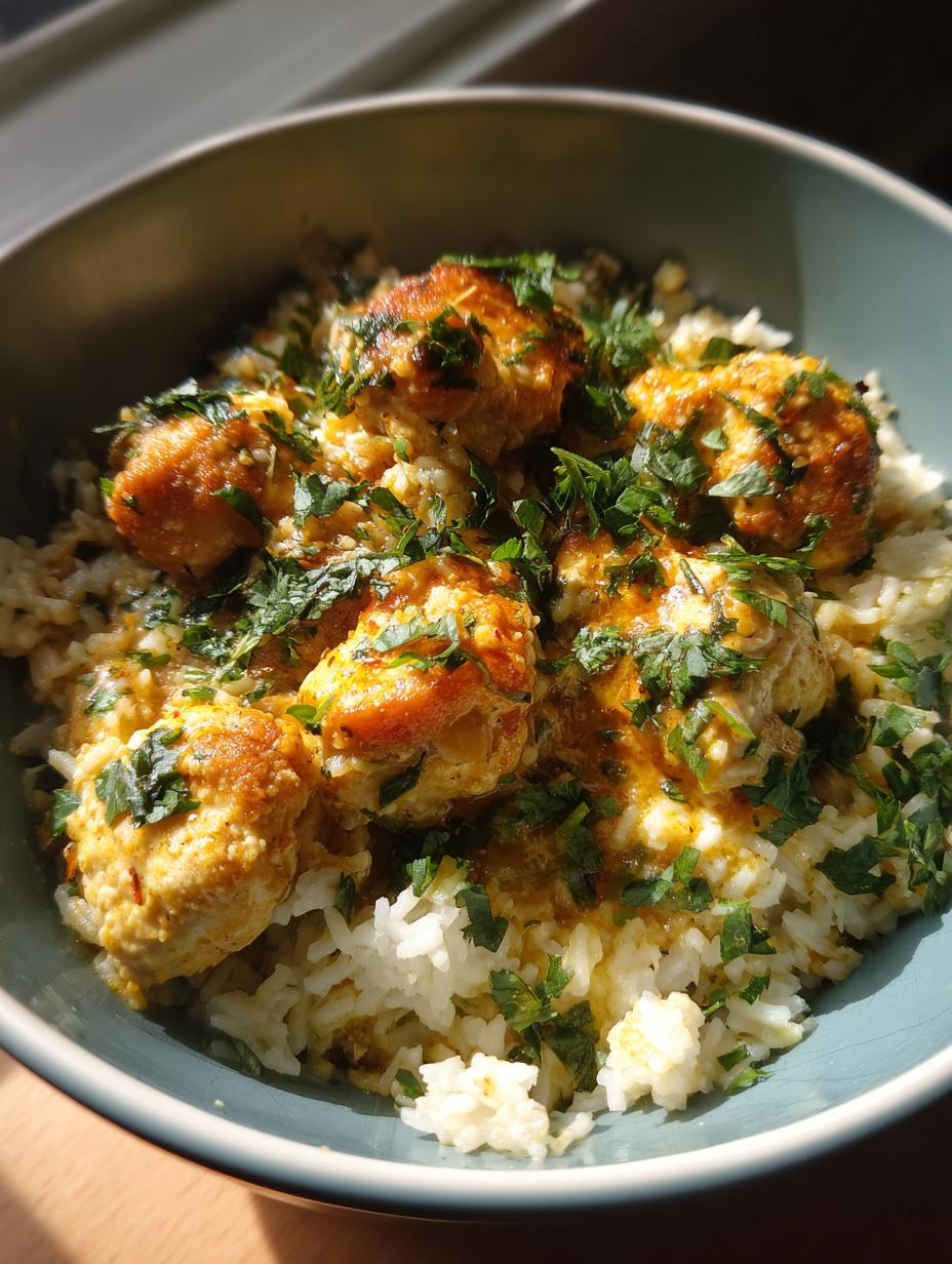 Coconut Chicken Rice Bowl - detail 1