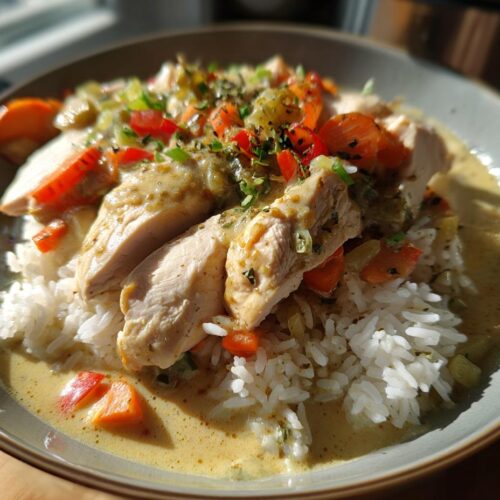 Coconut Chicken Rice Bowl in 20 Minutes