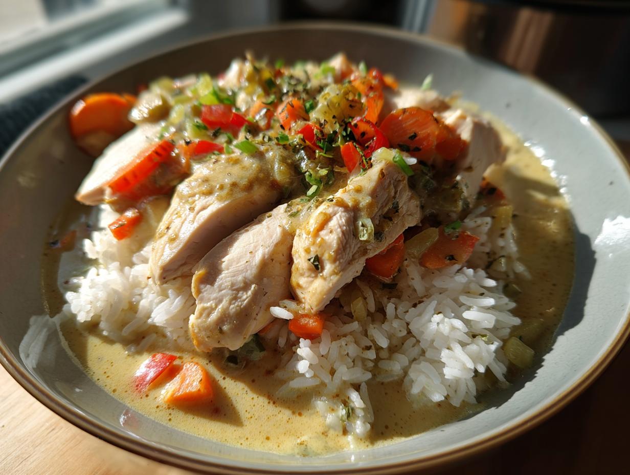 Coconut Chicken Rice Bowl in 20 Minutes