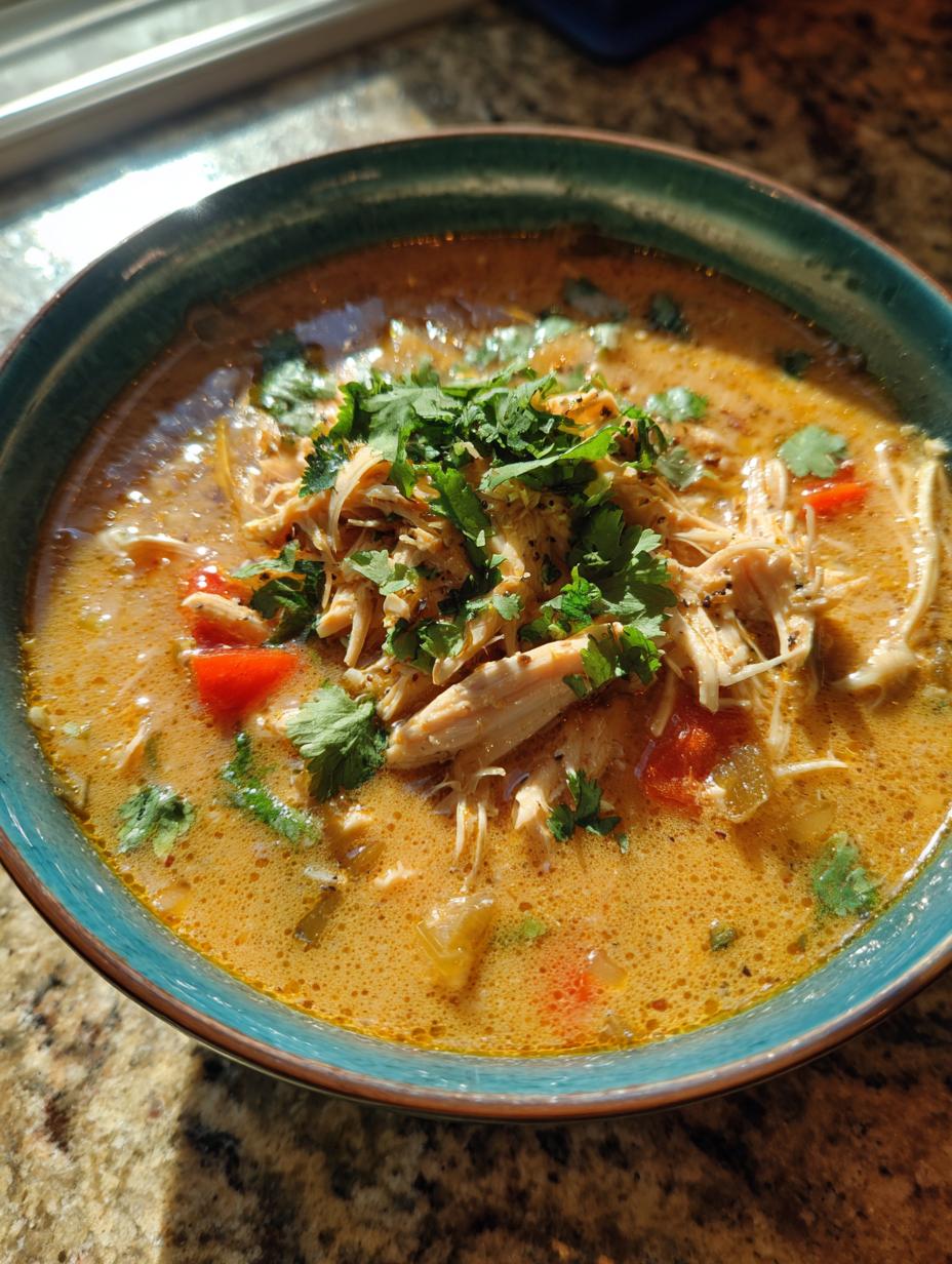 Creamy Chicken Poblano Soup - detail 1