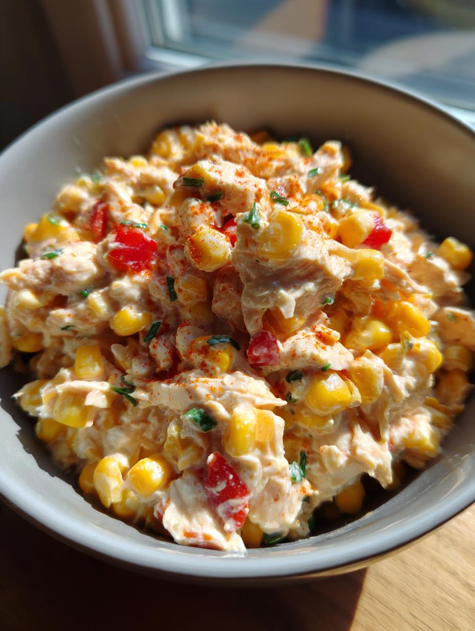 Creamy High Protein Chicken Street Corn Salad - detail 1