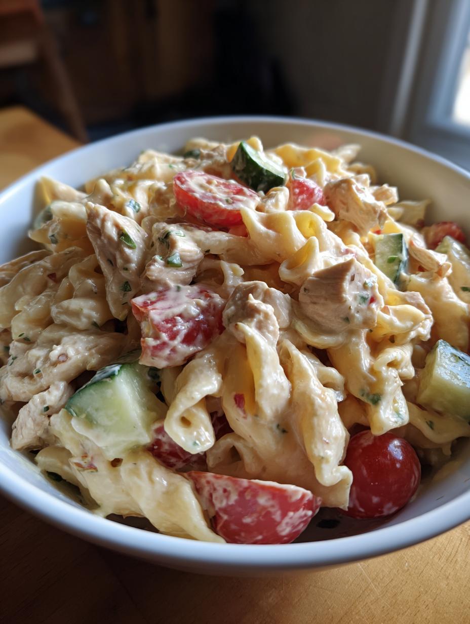 Creamy Ranch Protein Pasta Salad - detail 1