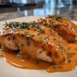 Creamy Roasted Red Pepper Salmon