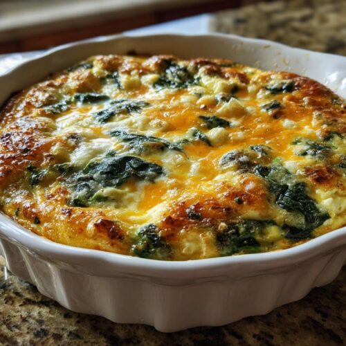 Easy Cottage Cheese Egg Bake
