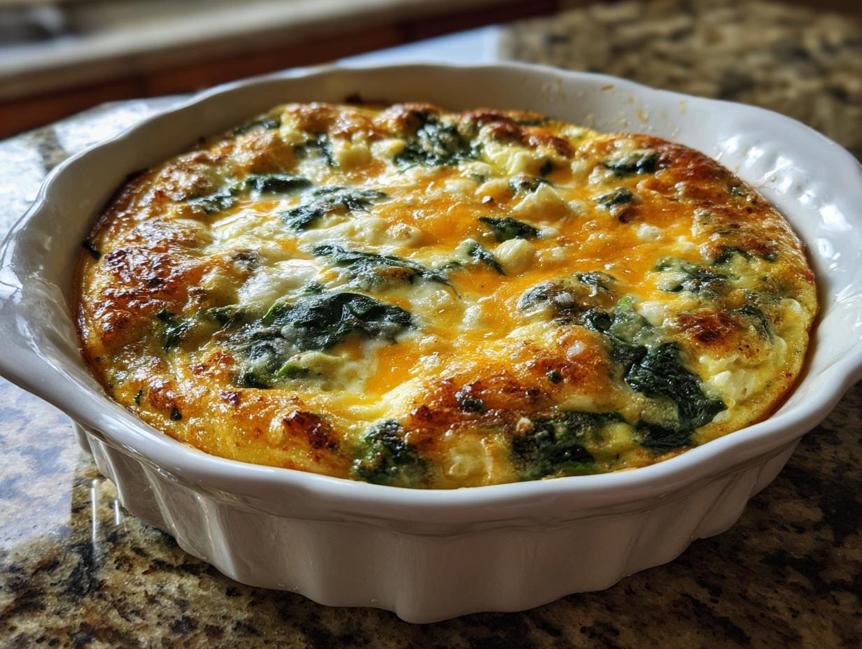 Easy Cottage Cheese Egg Bake