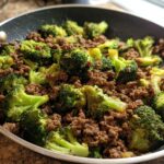Easy Keto Hamburger Broccoli Skillet