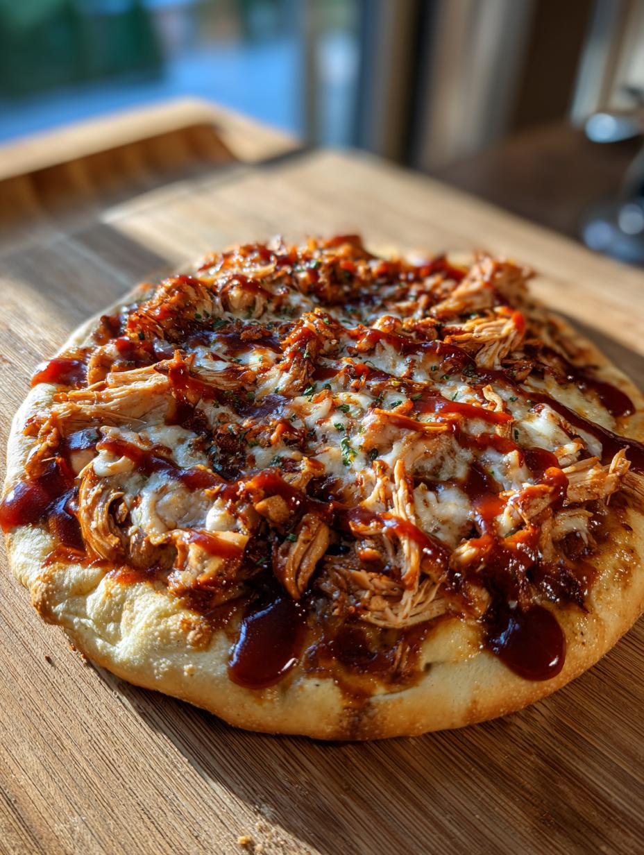 Flatbread with BBQ Chicken - detail 1