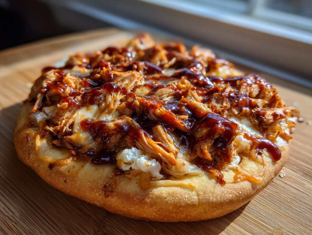 Flatbread with BBQ Chicken