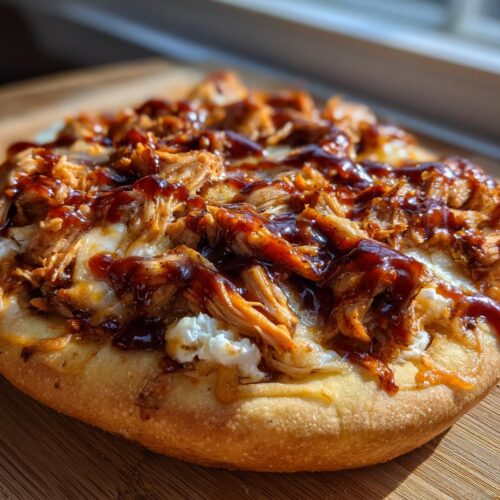 Flatbread with BBQ Chicken