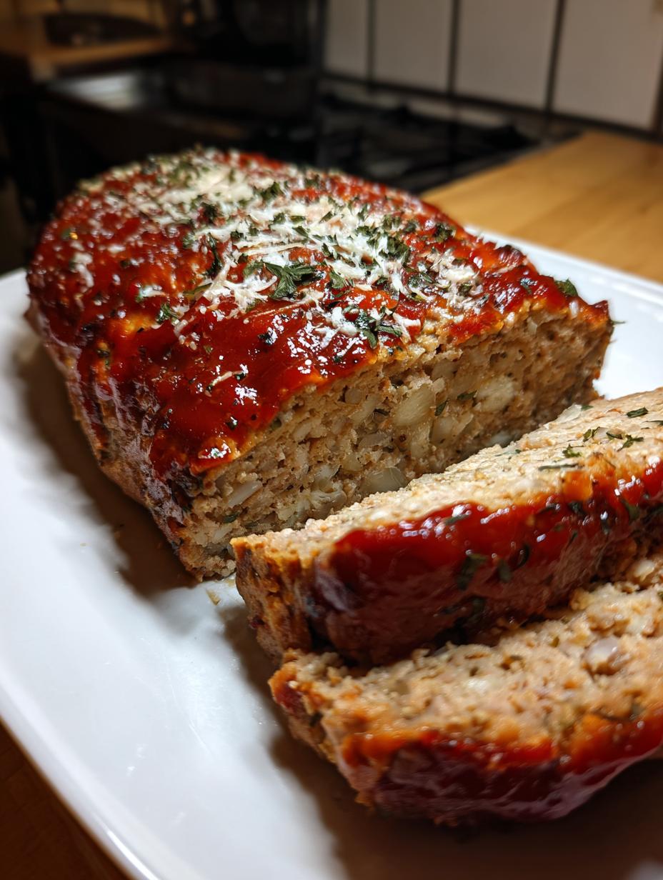 Garlic Parmesan Chicken Meatloaf - detail 1