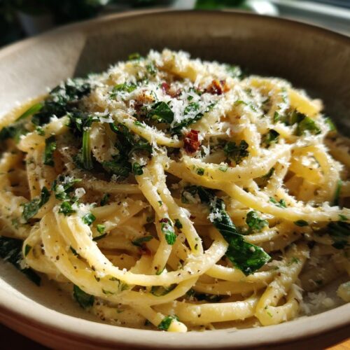 Garlic Parmesan Pasta Bowls