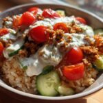 Ground Turkey Gyro Bowls