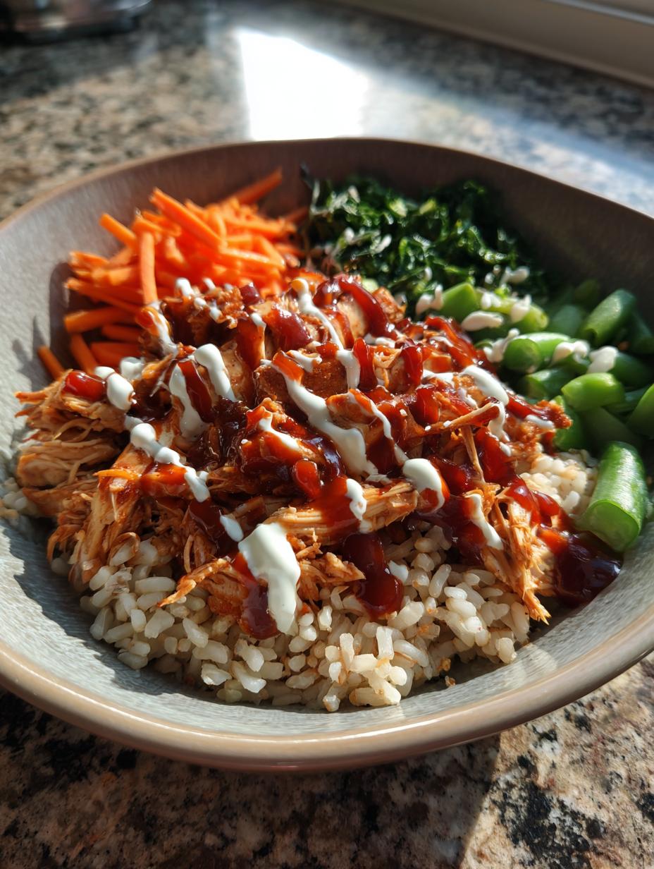 High Protein BBQ Ranch Chicken Bowl - detail 1