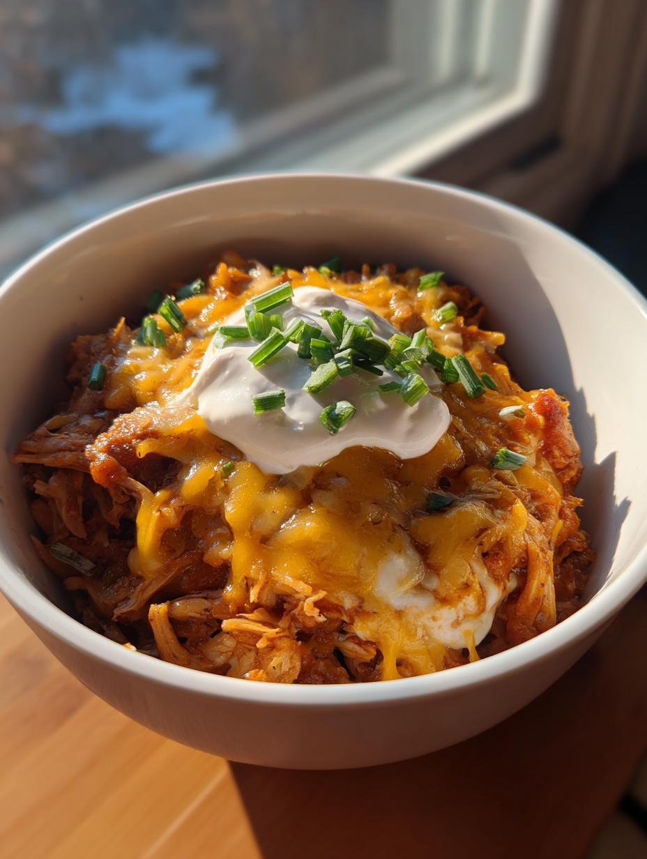 High Protein Chicken Enchilada Bowls - detail 1