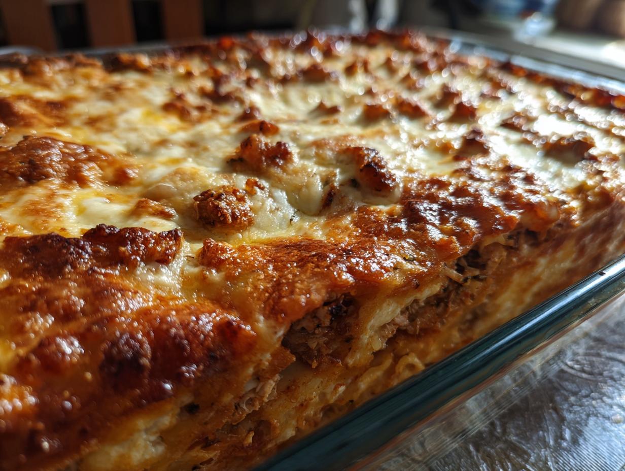 High Protein Chicken Parmesan Casserole