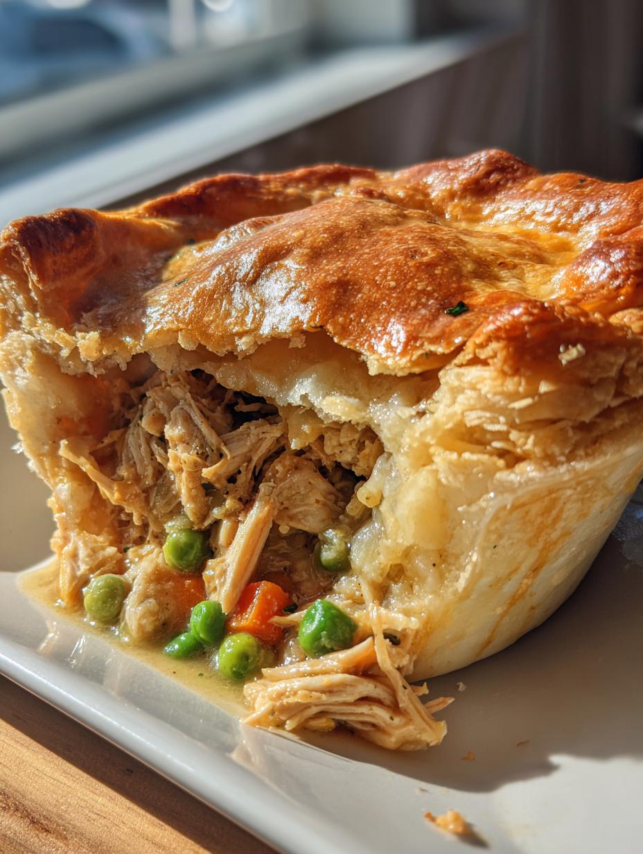 High Protein Chicken Pot Pie - detail 1