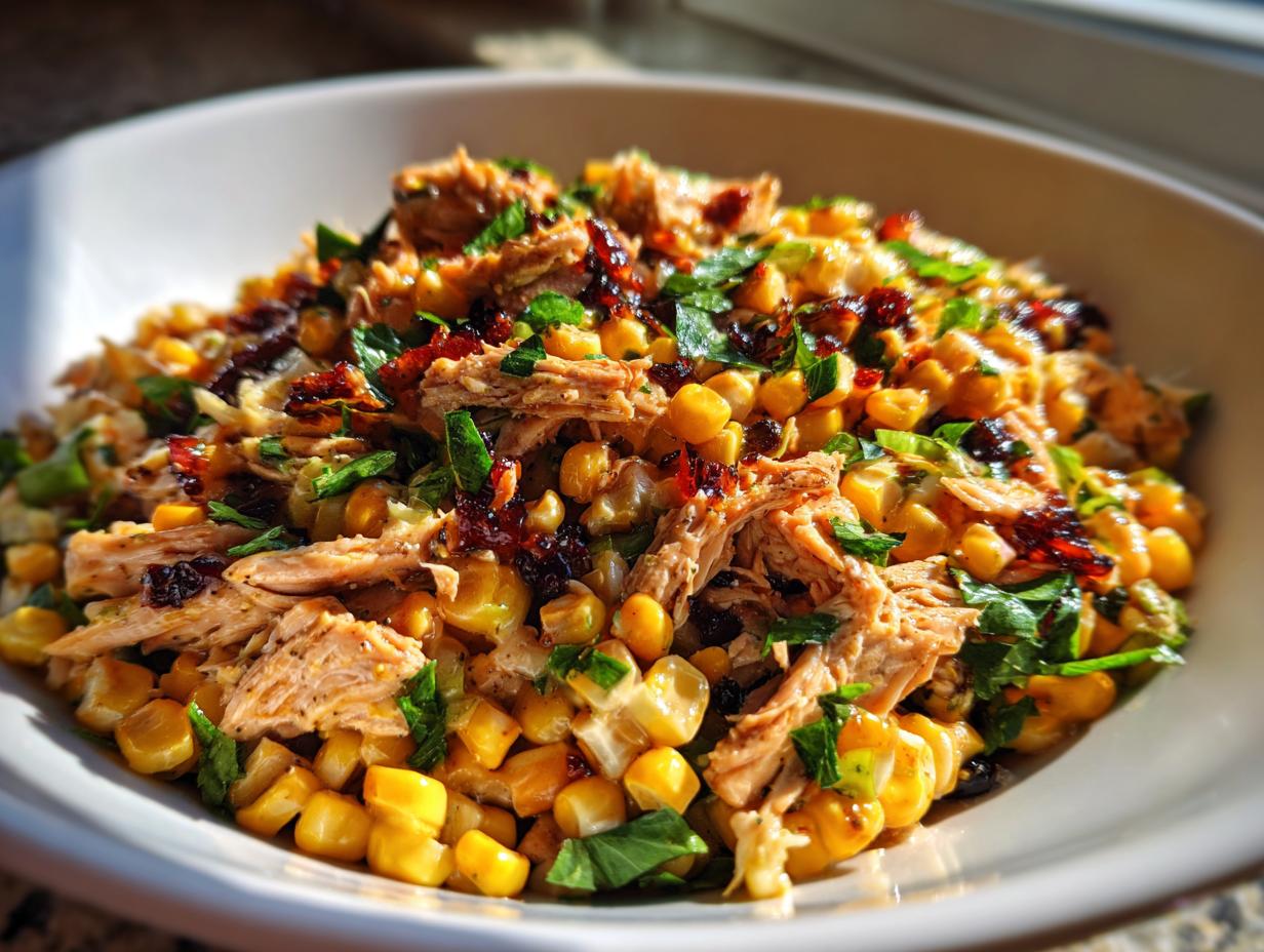 High Protein Chicken Street Corn Salad