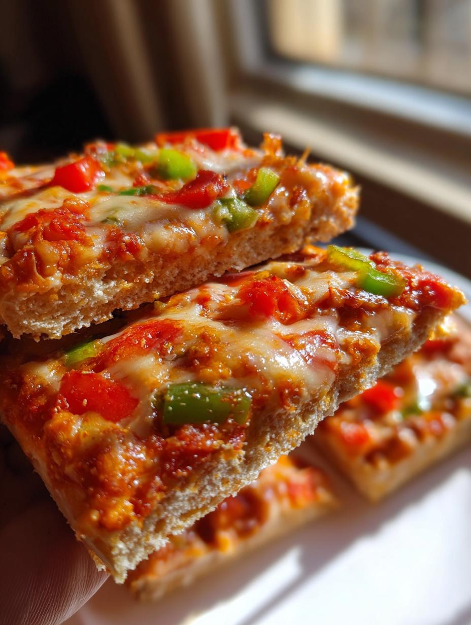 High Protein Cottage Cheese Pizza - detail 1