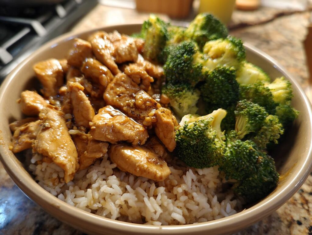 High Protein Cowboy Butter Chicken Bowl