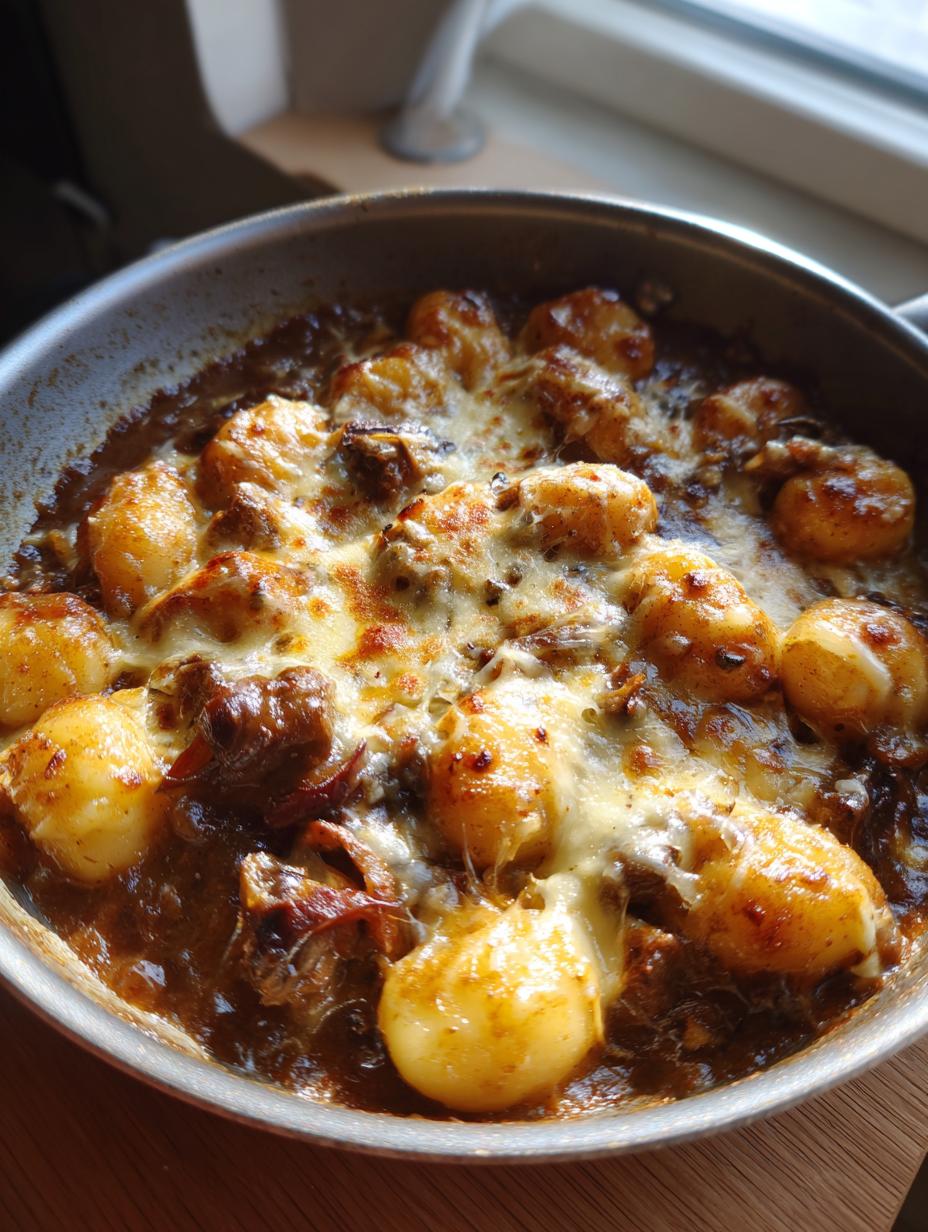 High Protein French Onion Gnocchi - detail 1